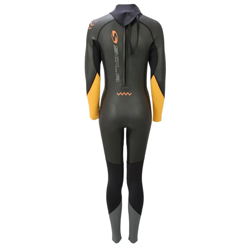 Sola Swim Wetsuit 3-2mm Womens Black-1